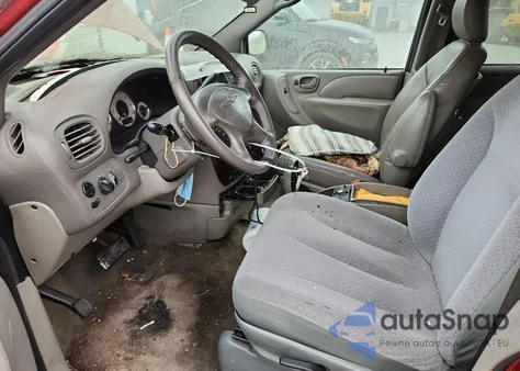 2002 Chrysler Town & Country Lxi из США, поврежденный, VIN 2C8GP54LX2R785095